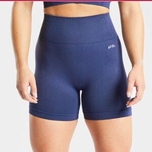 AYBL Balance V2 Seamless Shorts - Navy Blue